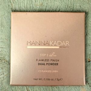 🆕 NWT Manna Kadar Flawless Finish Dual Powder C3 Flawless Linen